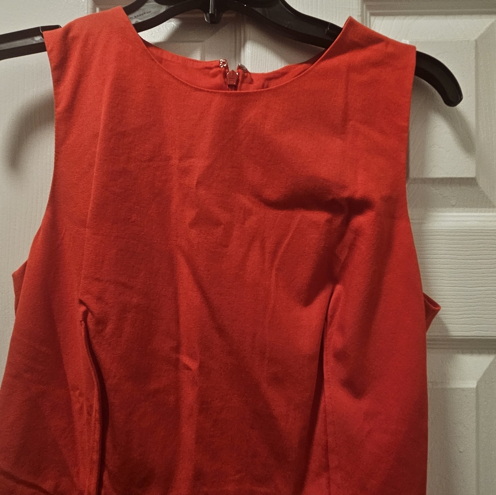 J. Crew Red Sheath Dress NWT - Picture 5 of 10